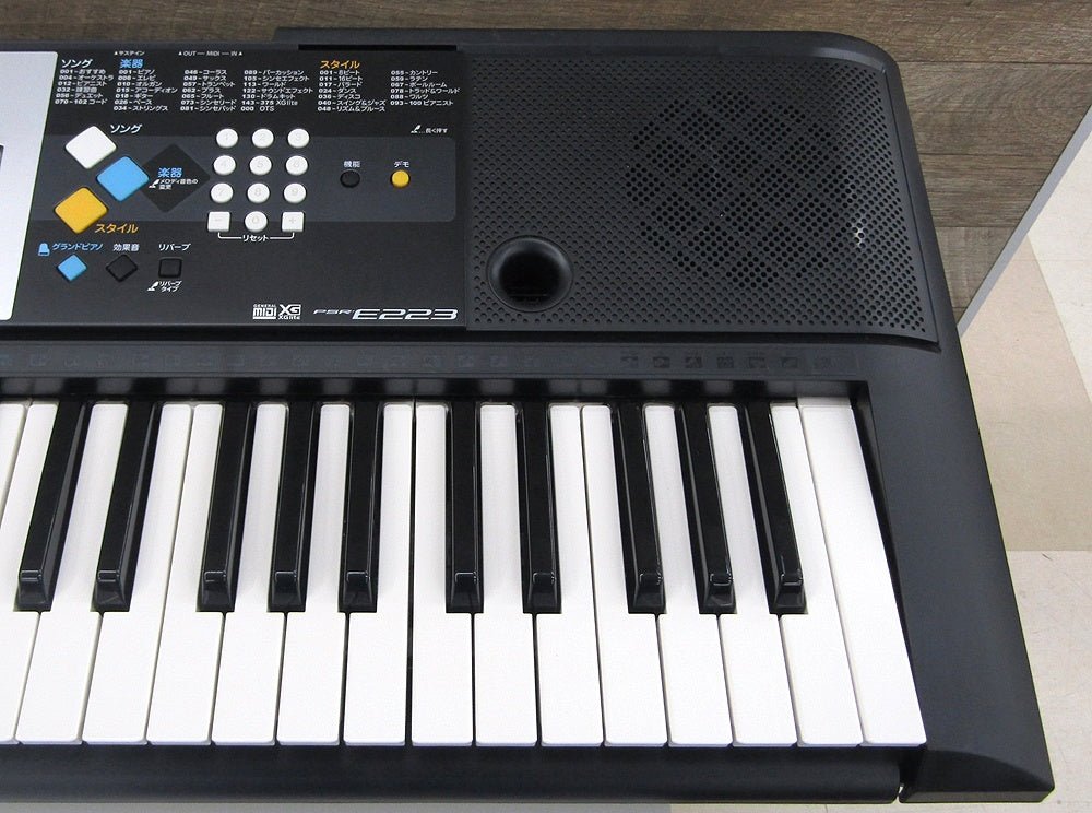 YAMAHA ヤマハ PSR - E223 61鍵盤 電子キーボード PORTATONE/ポータトーン - 安心保証・業界最安値の販売 福助